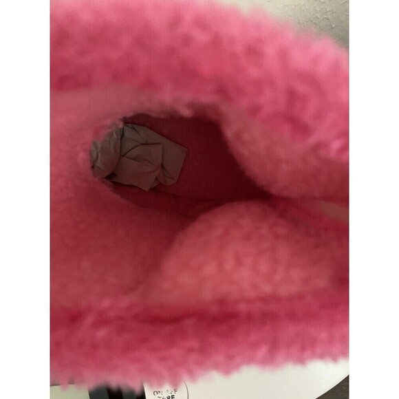 Girl's Snow Boots faux fur Lining Warm Winter Non-Slip Shoes pink size 34 - Picture 6 of 6